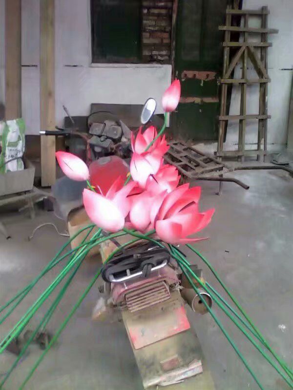 荷花雕塑定制，歐式風(fēng)格，荷花雕塑供給